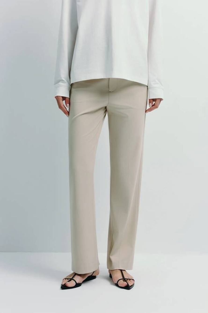 Rue Sophie Parker Pant in Oat XS